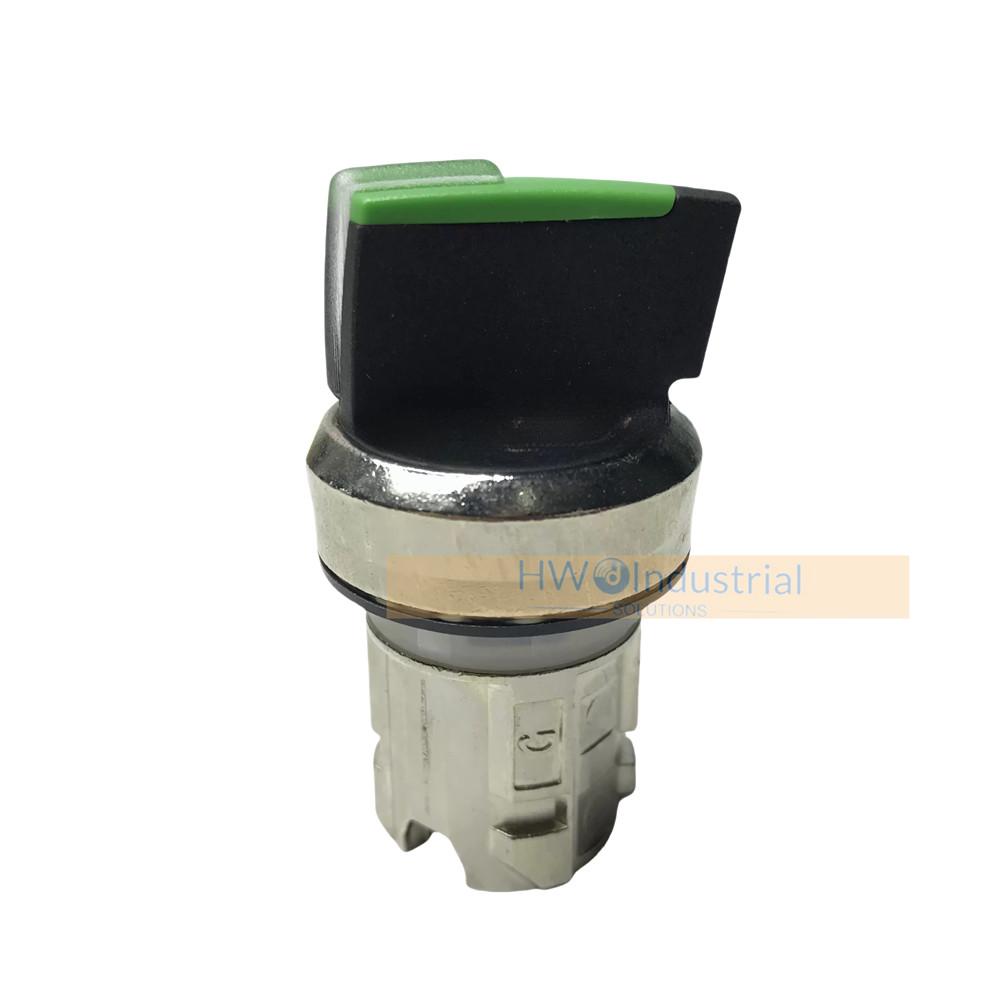 SEL SW, 2POS, MTND, SHORT HANDLE, GRN
