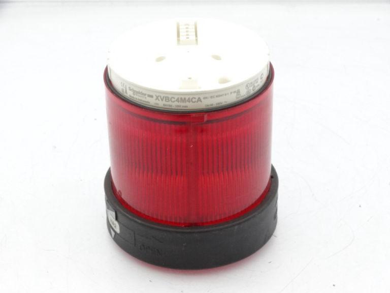 Indicator bank, Harmony XVB, illuminated unit, plastic, red, 70mm, flashing, for bulb or LED, 48... 230V AC