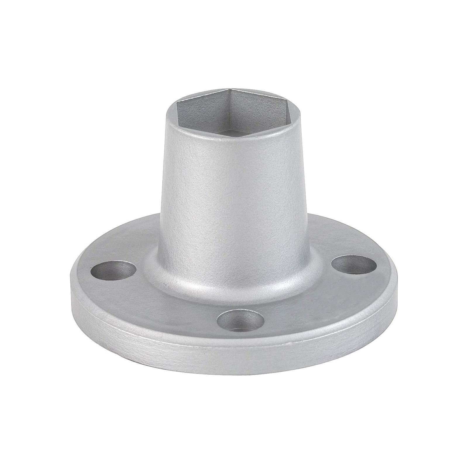 Harmony XVC, Fixing plate, metal, for tube mounting Ø100
