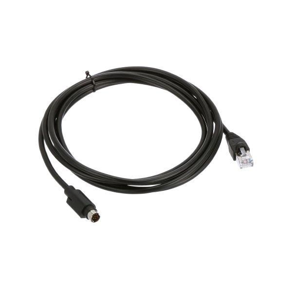 Uni-Telway/Modbus serial link - L = 2.5 m - 1 male mini DIN + 1 RJ45
