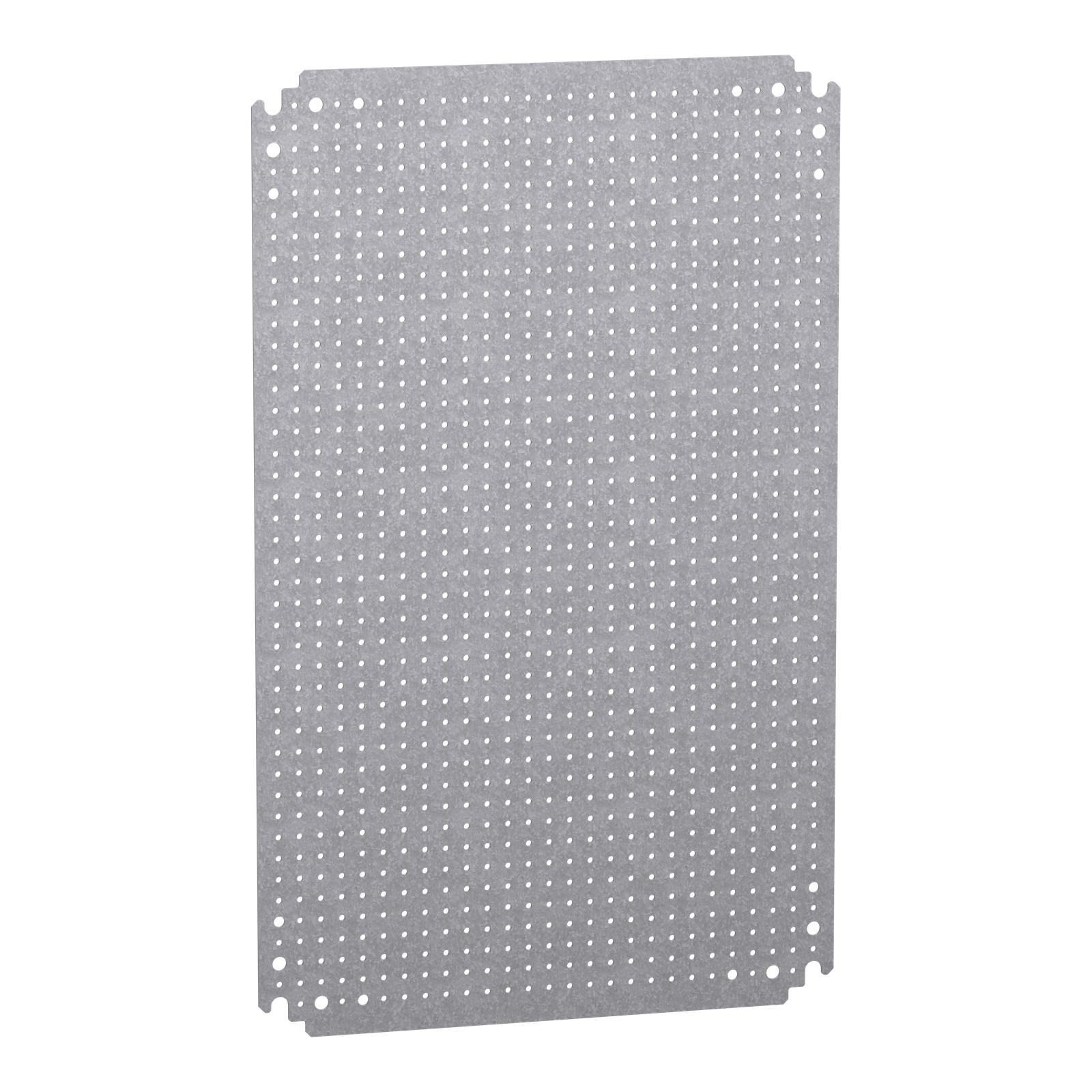 Microperforated mounting plate H600xW400 w/holes diam 3,6mm on 12,5mm pitch