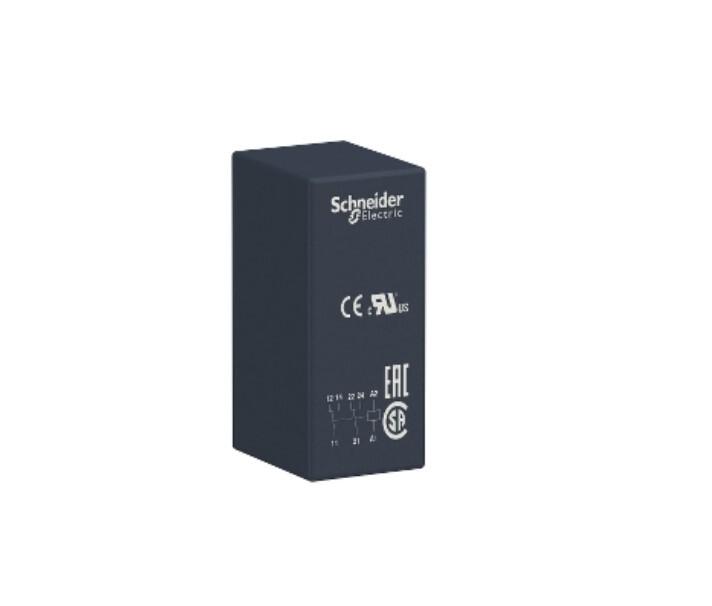 interface plug-in relay, Harmony electromechanical relays, 8A, 2CO, 24V DC