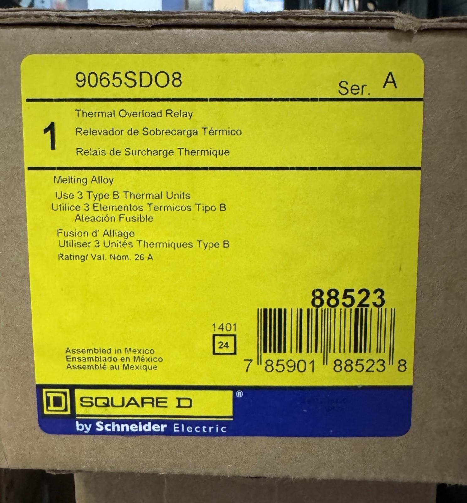 Overload Relay, Type S, melting alloy, replacement overload, NEMA size 2, 3 pole, 3 phase, 45A, 600VAC