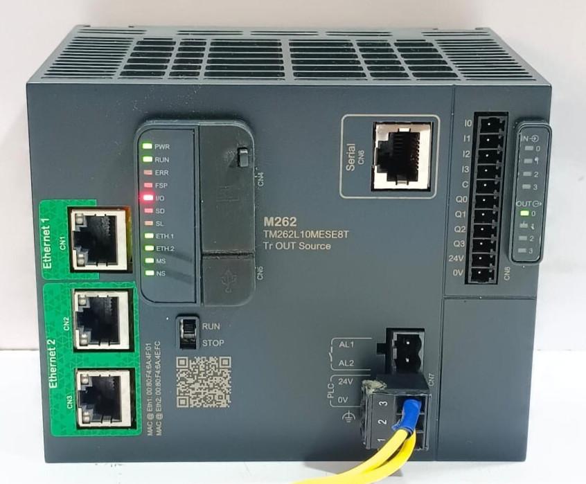 logic controller, Modicon M262, 5ns per instruction, Ethernet