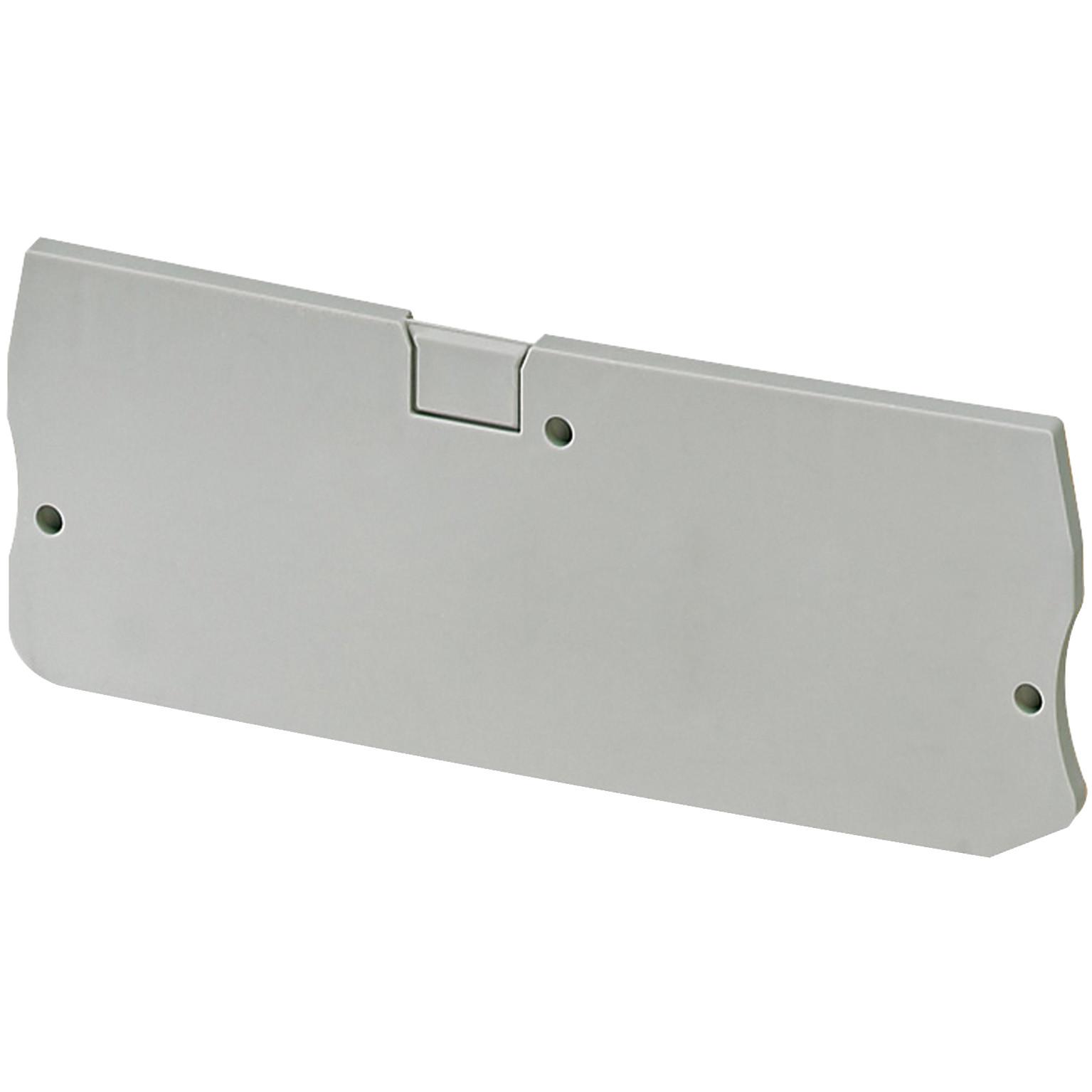 Cover plate, Linergy TR, 2.2mm width, 4 points, for push-in terminals NSYTRP44, grey, Set of 50