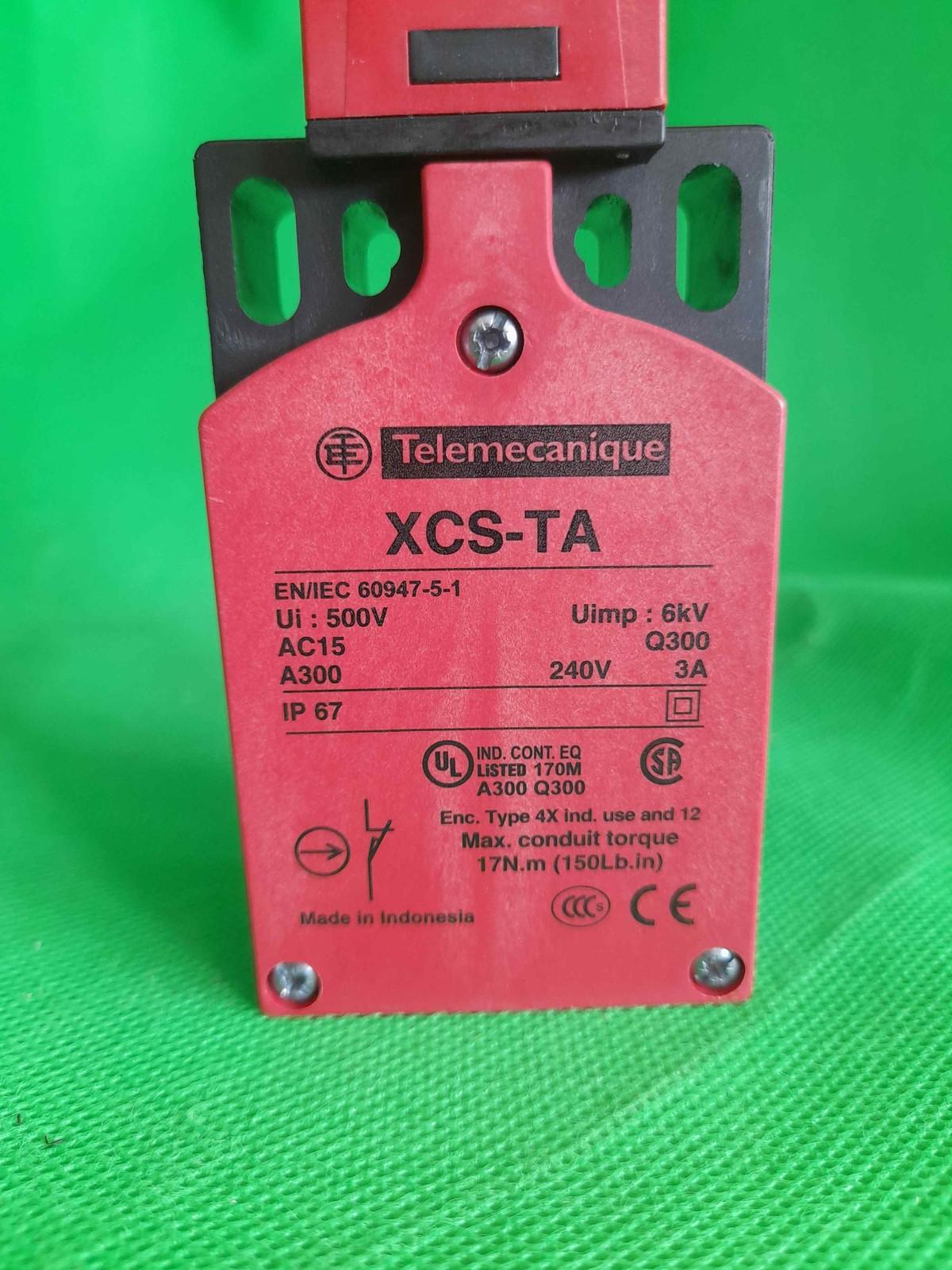 Safety switch, Telemecanique Safety switches XCS, plastic XCSTA, 2 NC + 1 NO, slow break, 2 entries tapped Pg 11