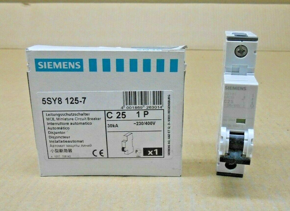 SUP PTOR 5SY8 1P 240V 25A 7.5K C-TRIP