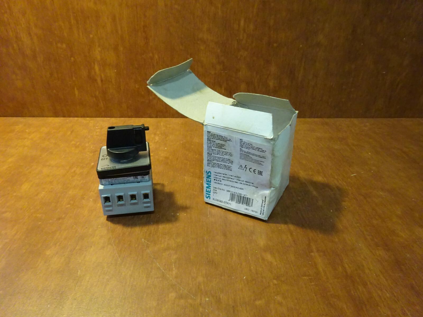 switch disconnector, main switch