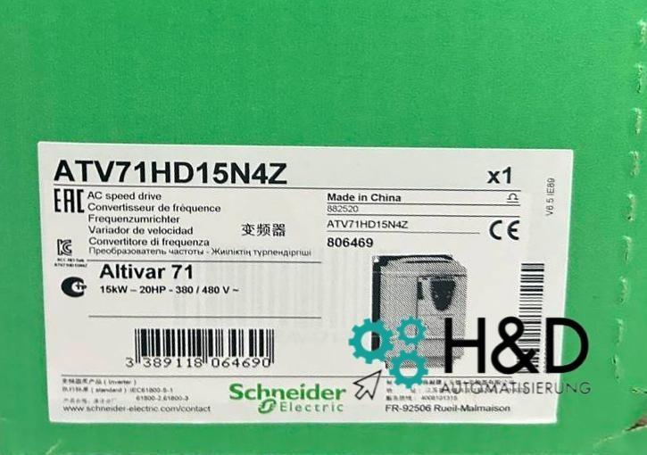 Onduleur électrique ATV71HD15N4Z ATV71 15kW neuf et scellé