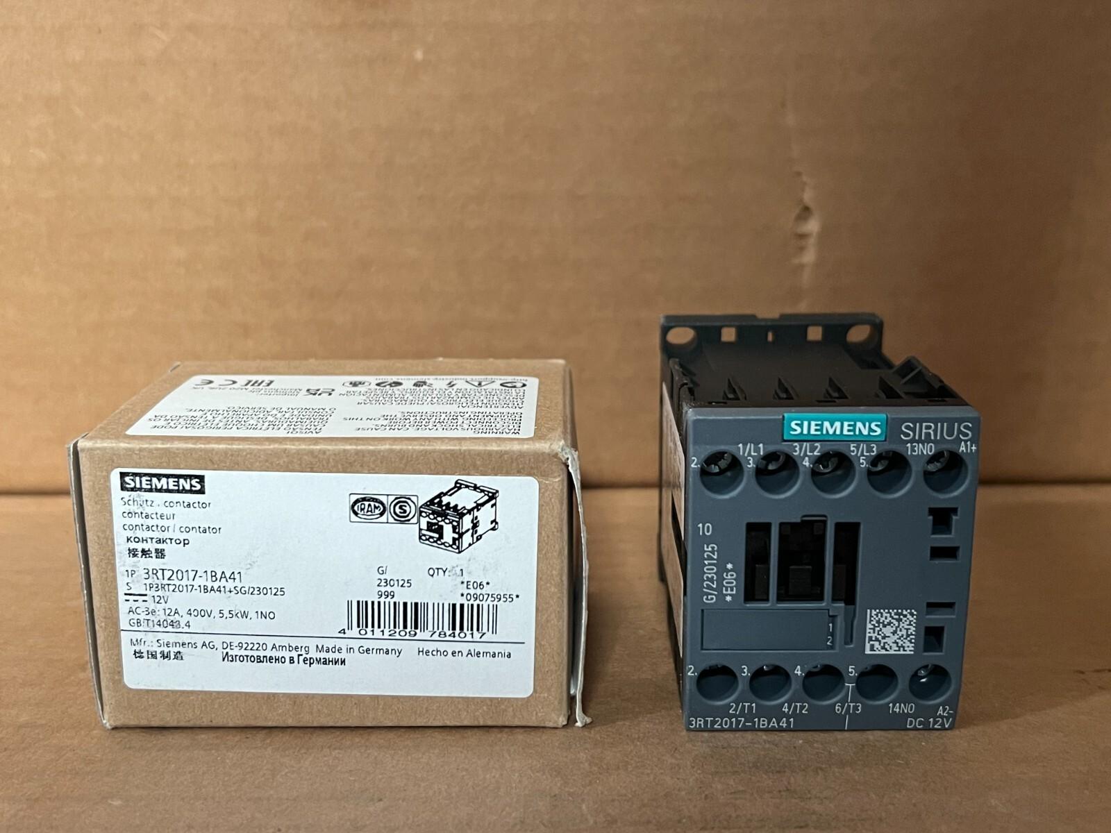 CONTACTOR S00 12A 12VDC 1NO SCRW