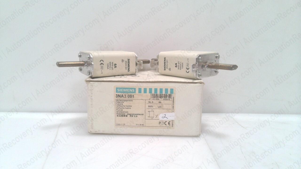 FUSE LINK, LV HRC, 6A, 500VAC, 440VDC