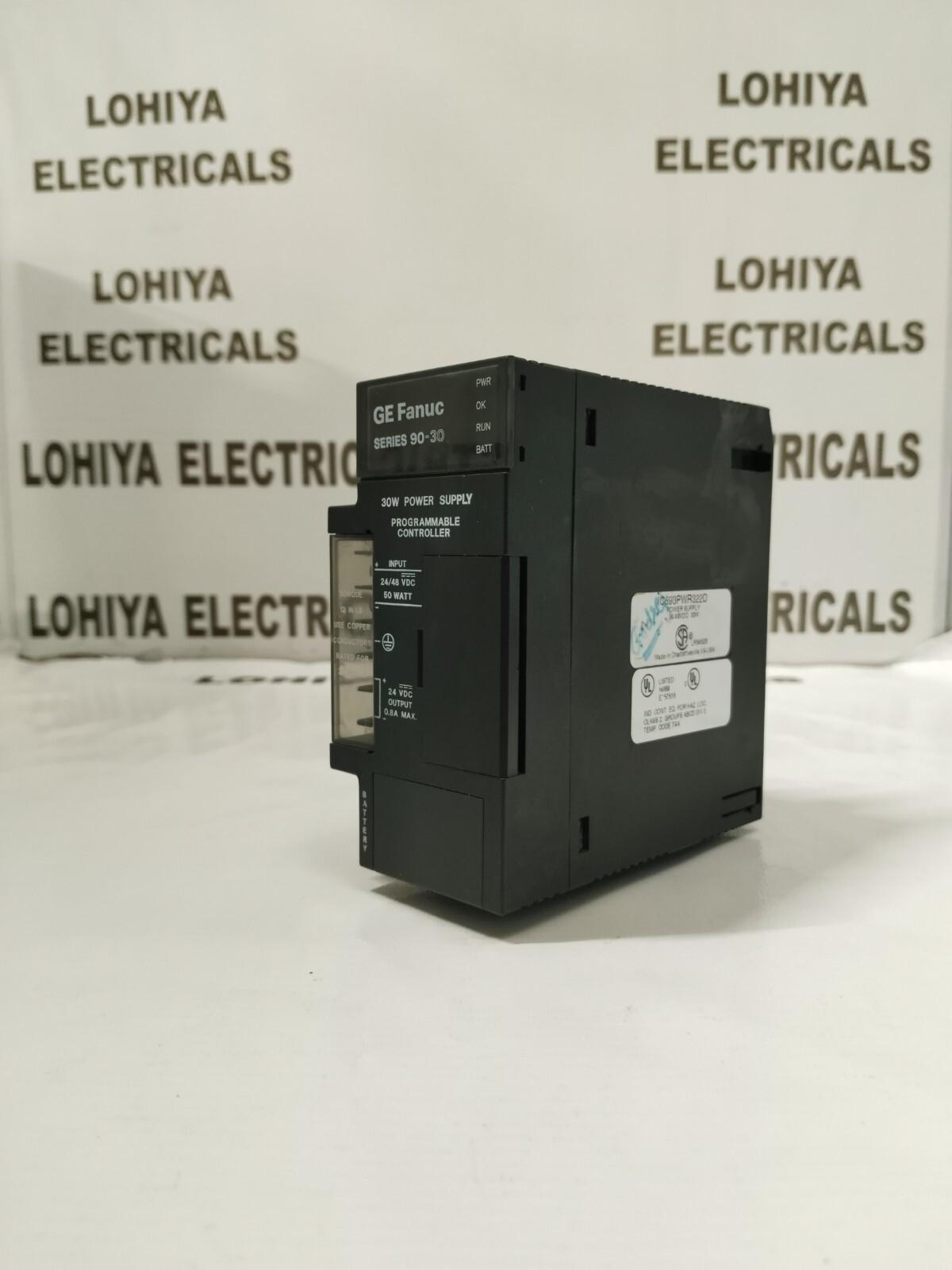 GE IC693PWR322D POWER SUPPLY CONDITION)
