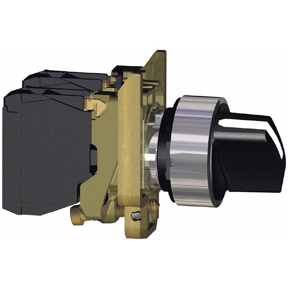Harmony, 22mm Push Button, 2 position selector switch, black, maintained, 1 NO and 1 NC, 600 V