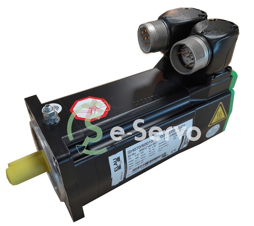 servo motor SH3 070 1,25Nm,key,multi,nobrake,90°conn.IP54/IP65,8k RPM