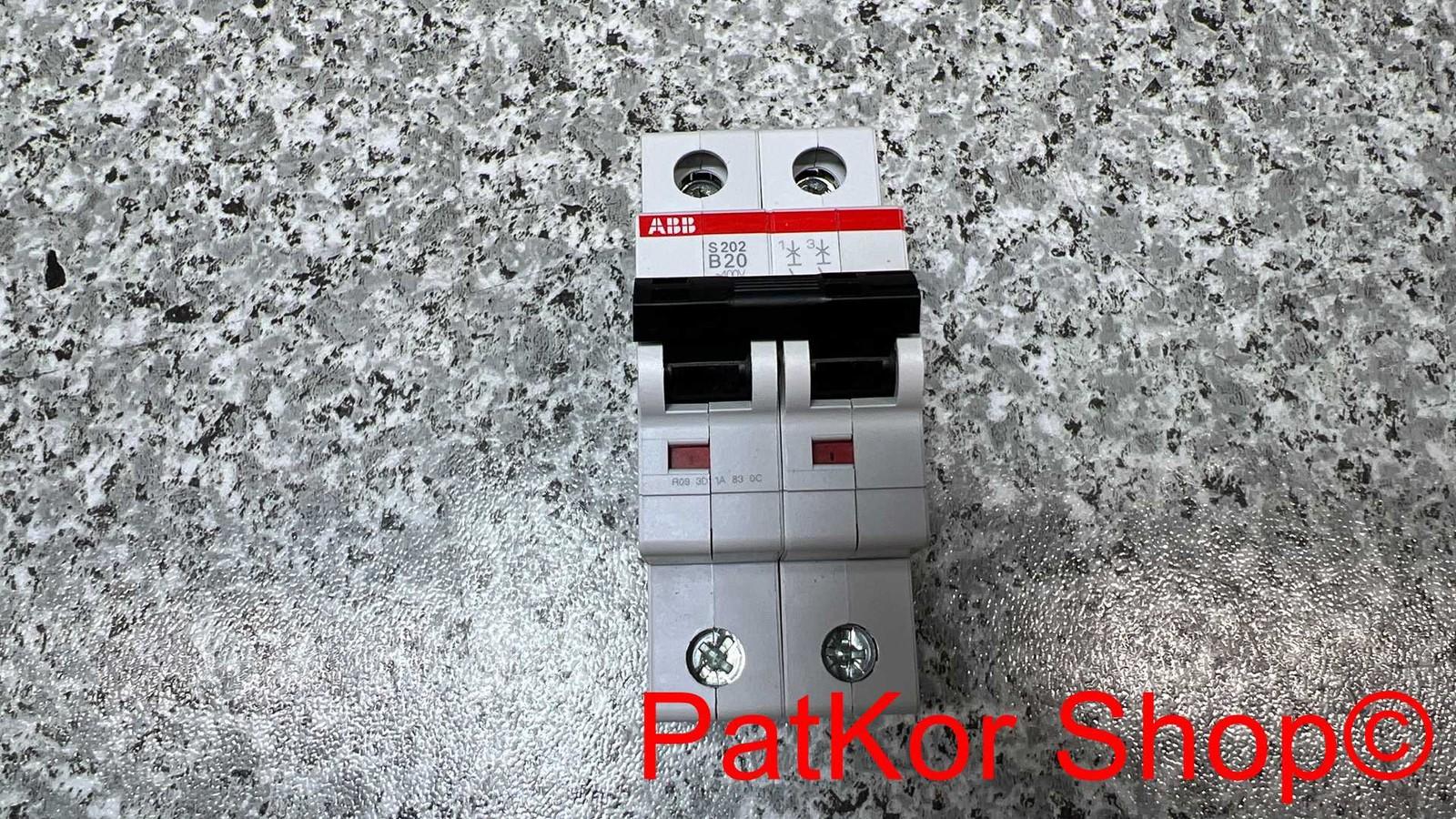 S202-B20 Miniature Circuit Breaker - 2P - B - 20 A