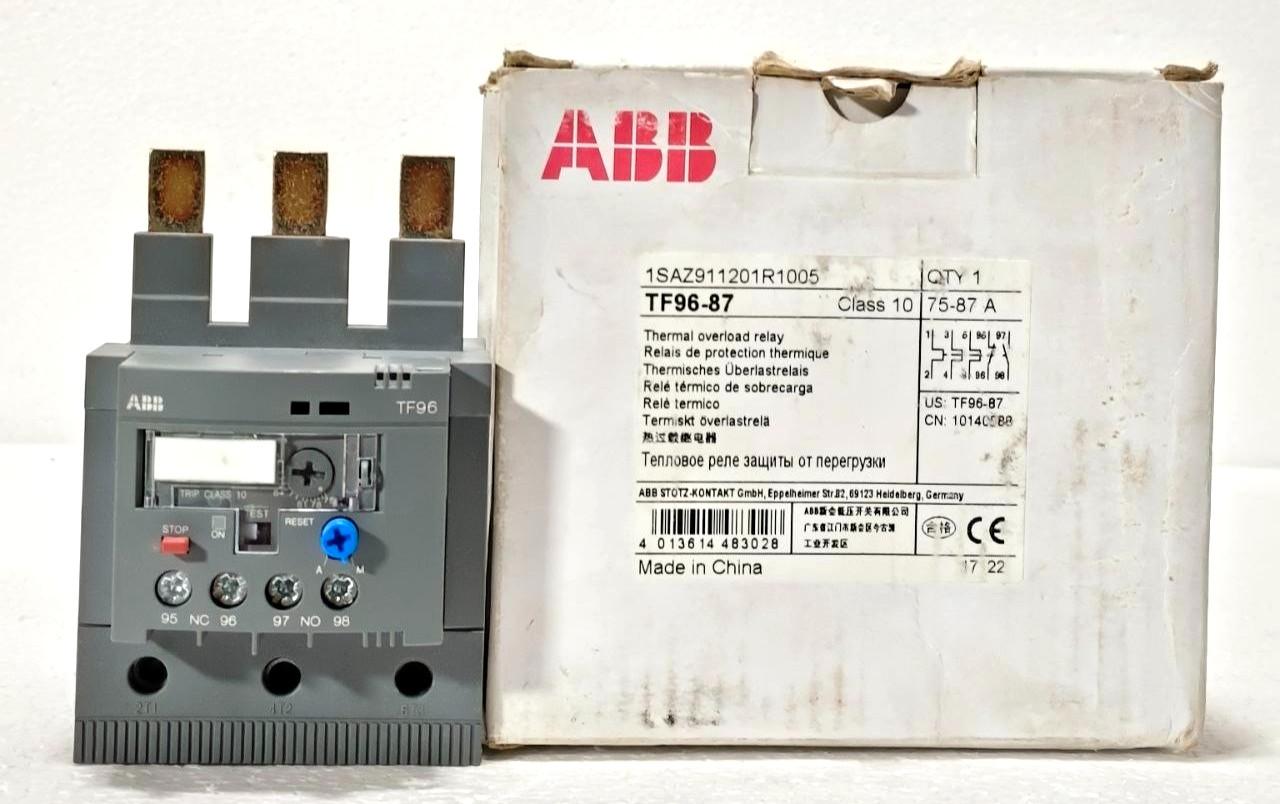 TF96-87 Thermal Overload Relay 75 ... 87 A