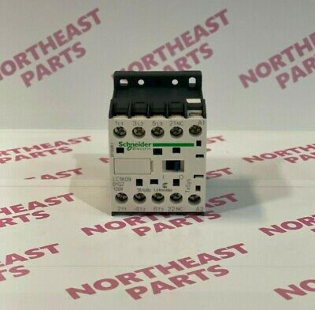 Contactor, TeSys K, 3P, AC-3, lt or eq to 440V, 6A, 1 NO aux, 24VDC coil