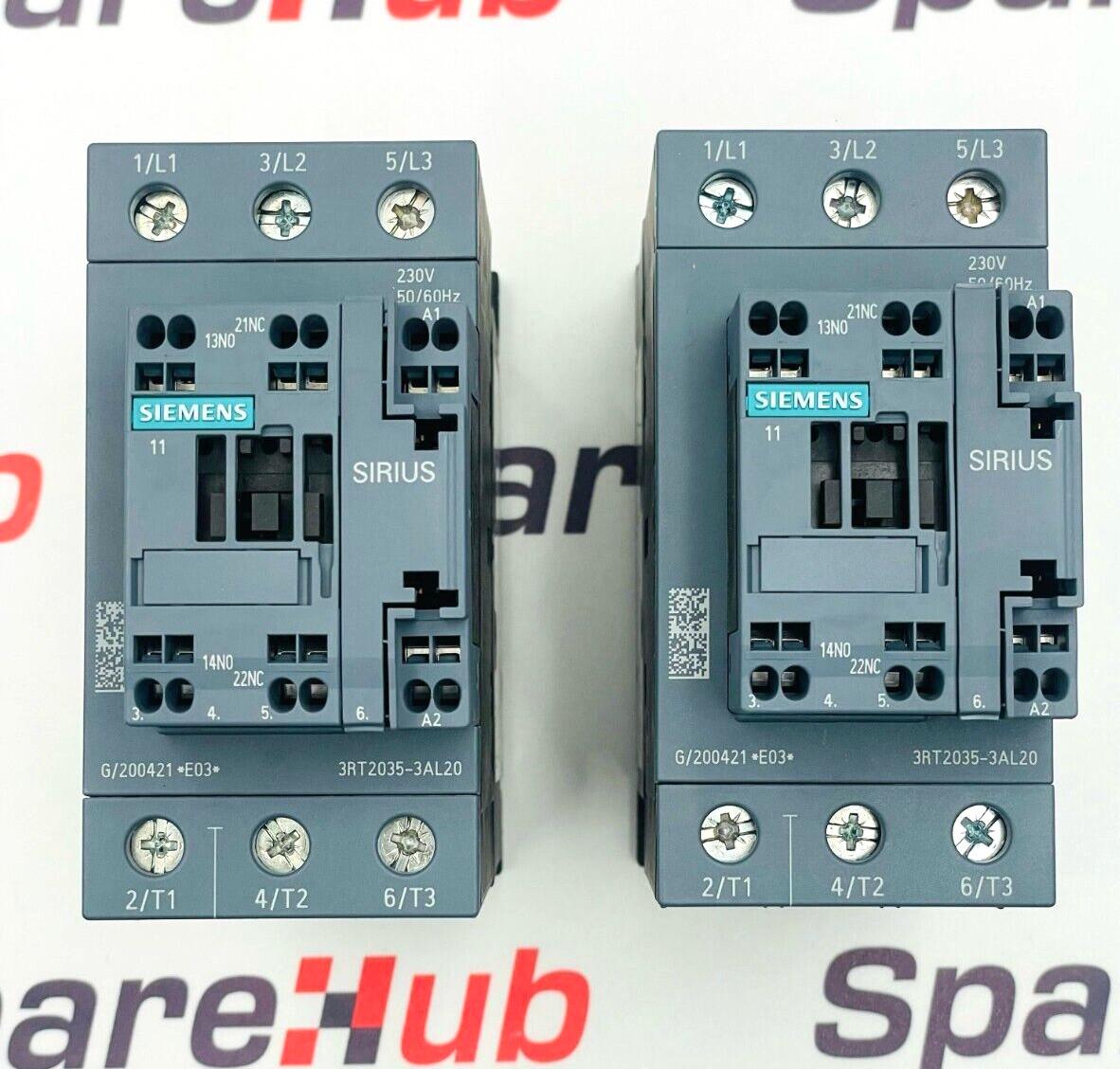 CONTACTOR S2 40A 230VAC SPRING 1NO/1NC