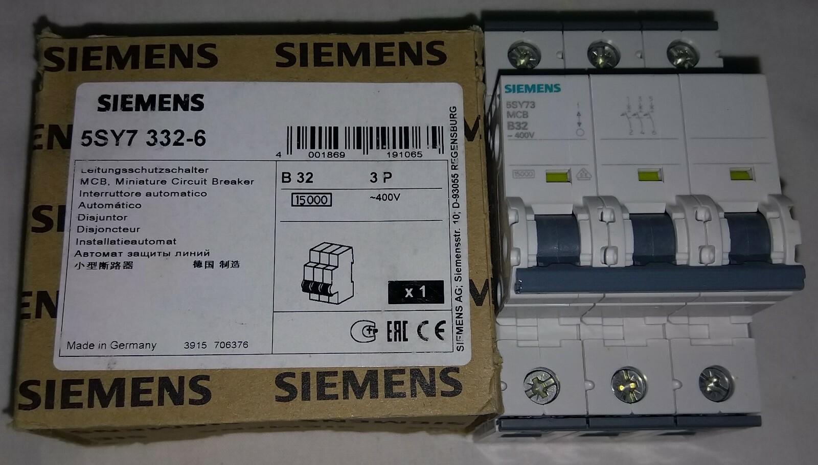 SUP PTOR 5SY7 3P 480V 32A 5K B-TRIP