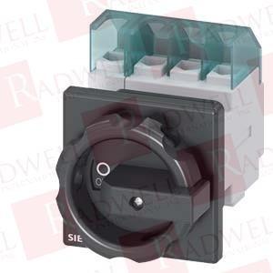 DISC SW 25A ROT HDL 1HOLE BLK 4P