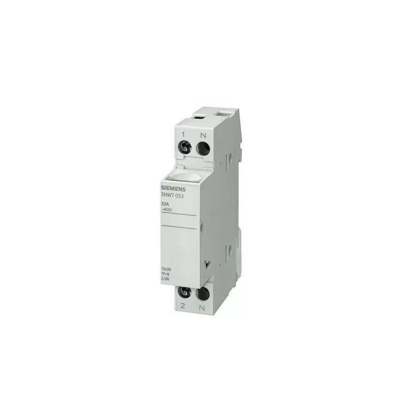 FUSE HOLDER, 1-POLE+N, 32A, 10X38MM FUSE