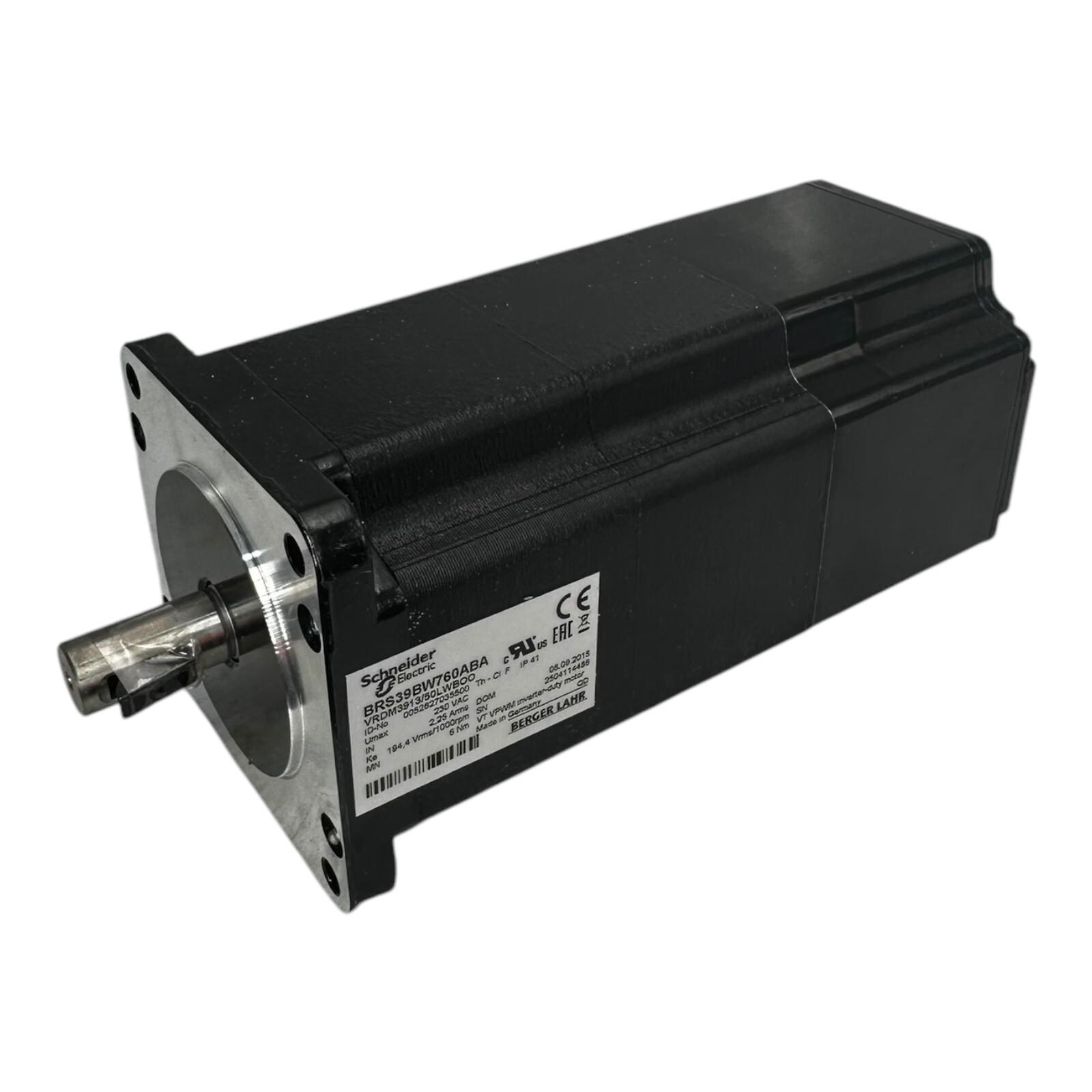 3-phase stepper motor - 6.78Nm - shaft Ã˜ 14mm - L=128 mm - w/o brake - term box