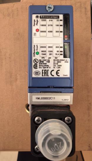 pressure switch XMLB 160 bar - adjustable scale 2 thresholds - 1 C/O