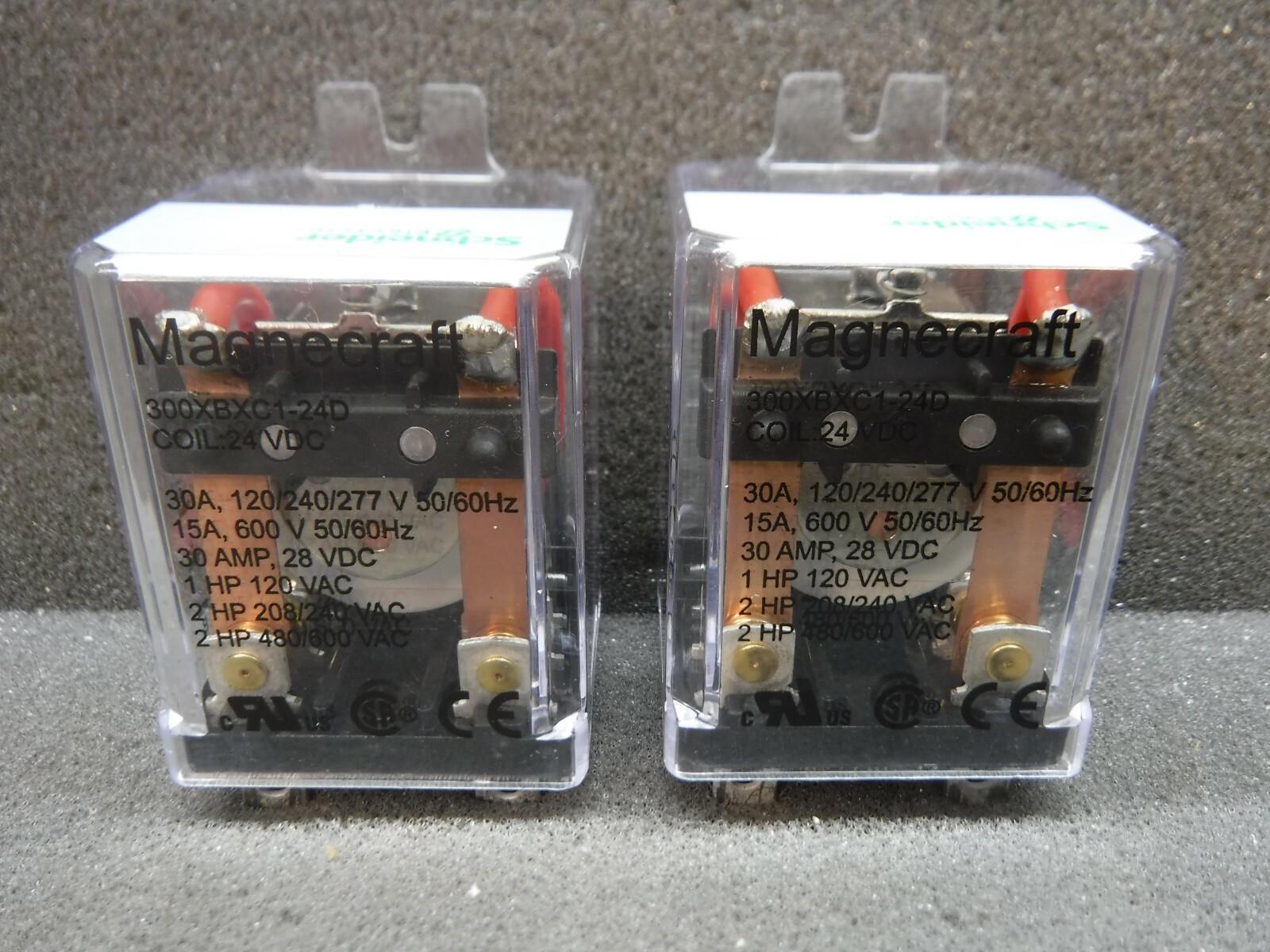 Power Relay, DPDT, side flange cover, quick connections terminals, 30A, 24V DC, 2NO + 2NC