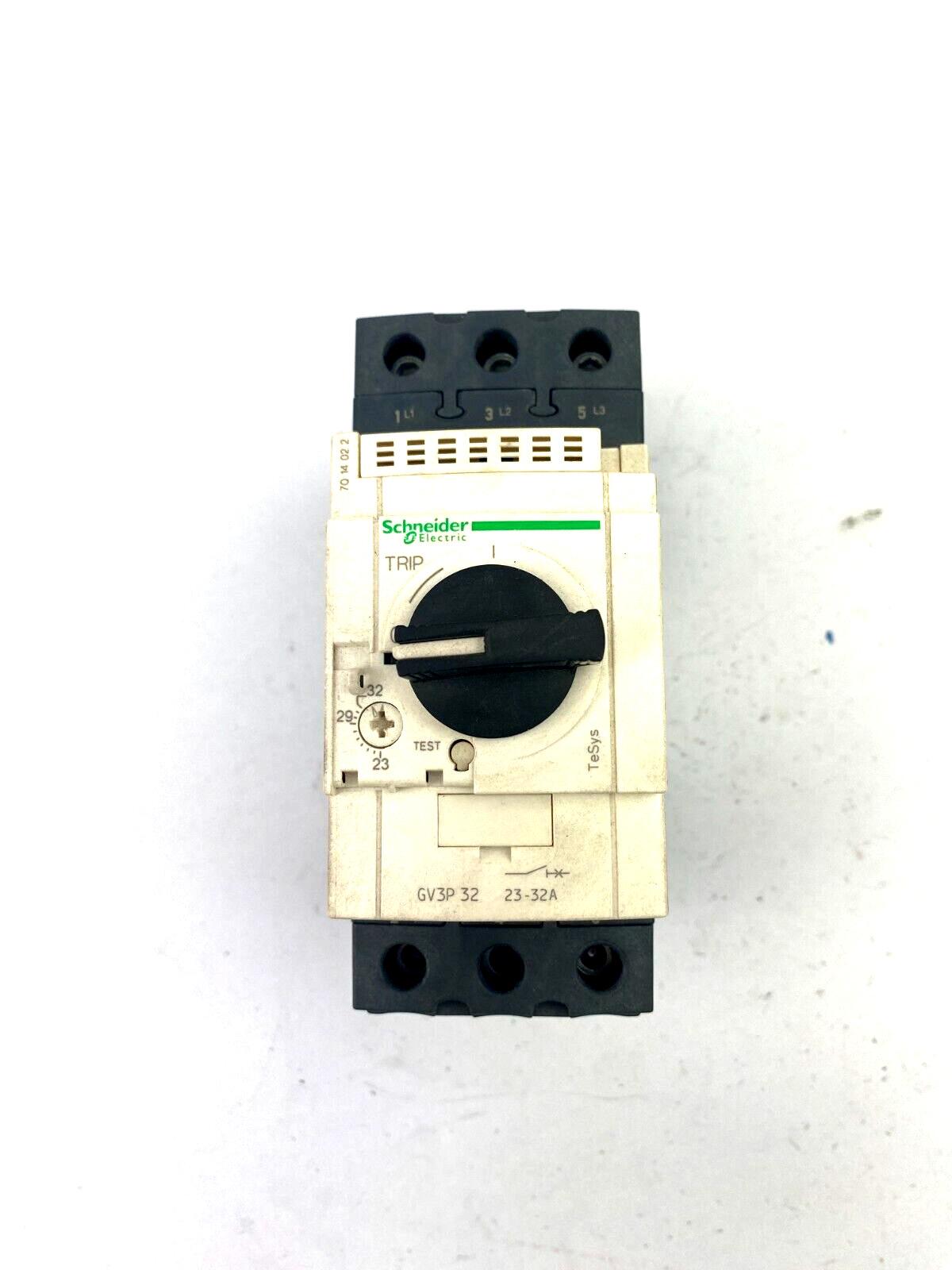 TeSys Deca Manual Starter and Protector, thermal magnetic circuit protector, rotary knob, 23…32 A, EverLink BTR connectors
