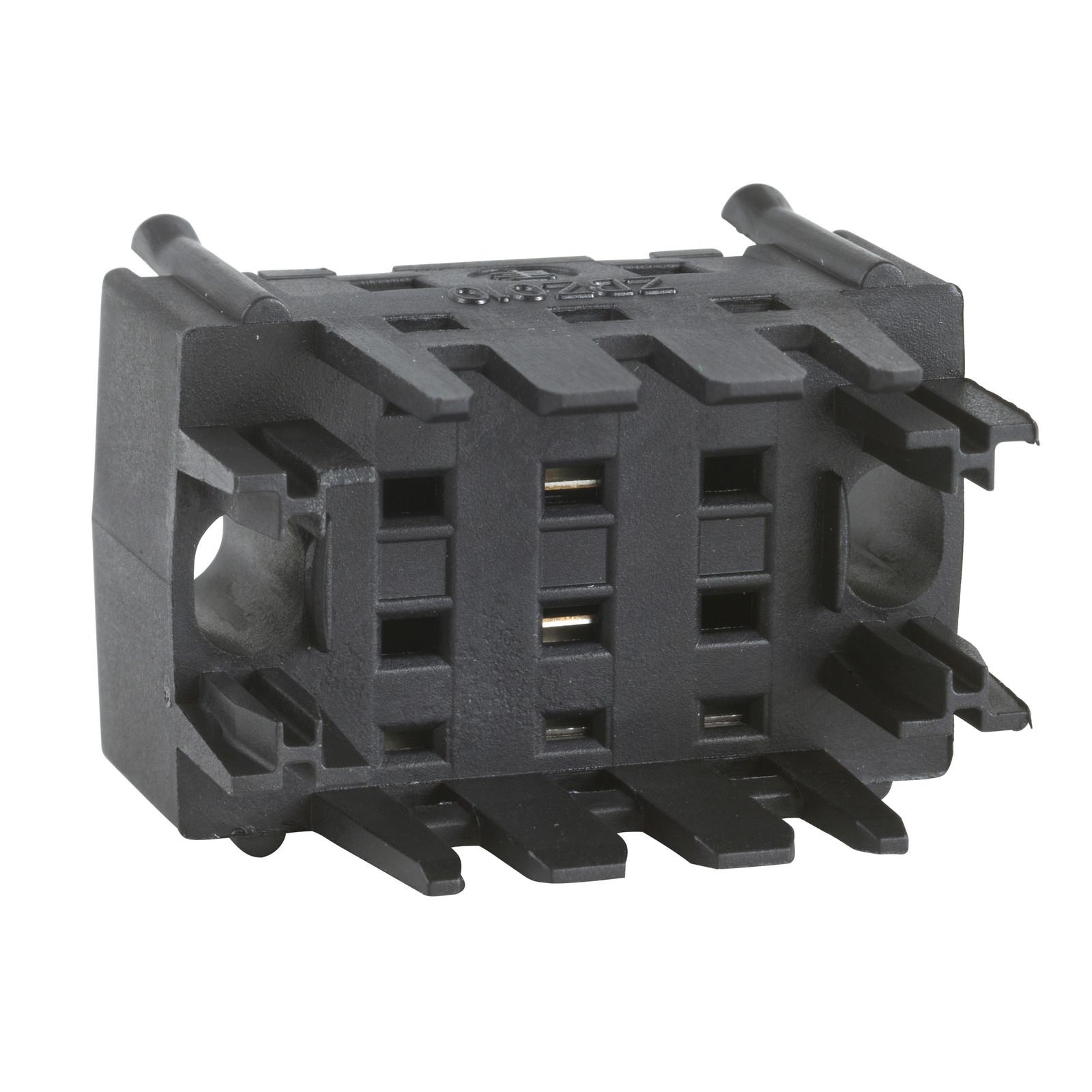 Harmony XB5, Harmony XB4, adaptor for electrical block mounted on 3.2 mm printed circuit board