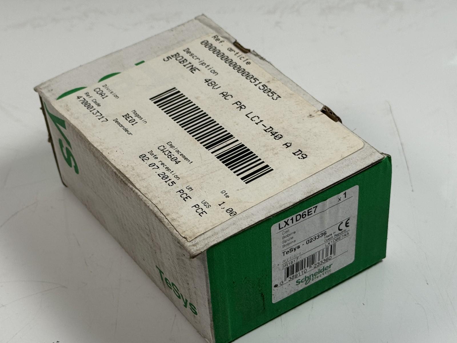 Contactor coil, TeSys Deca, LX1D6, 48V AC 50/60Hz for 80 and 95A contactor