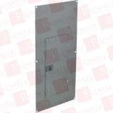 Replacement cover, QO, for 30 space load center, flush, gray