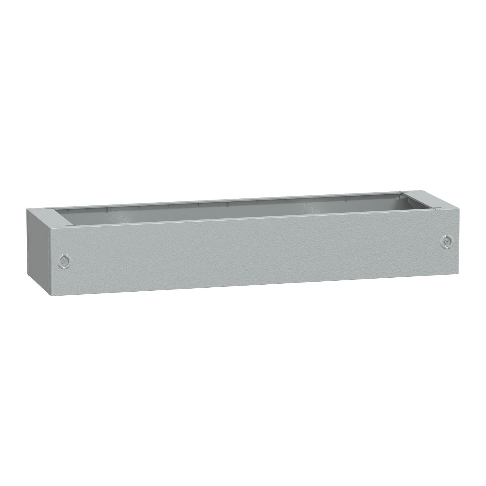 Polyester glassreinf. plinth for encl. PLA(T)124 front opening IP44-IK10 RAL7035