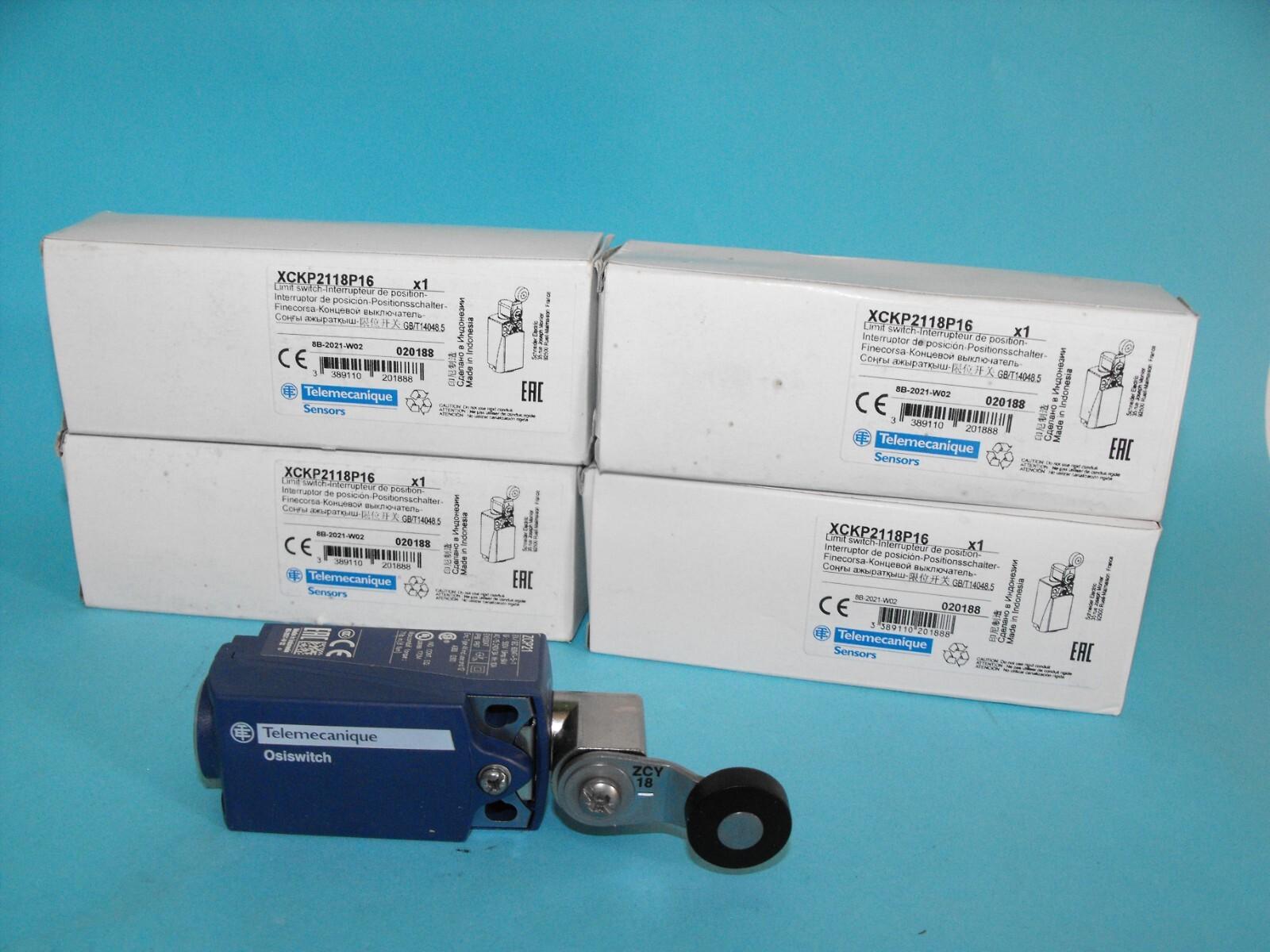 Limit switch, Limit switches XC Standard, XCKP, thermoplastic roller lever, 1NC+1 NO, snap, M16