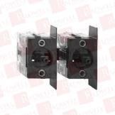 Contact block, Harmony XAC, double contact, 2 spring return, single speed, front mounting, 2NO