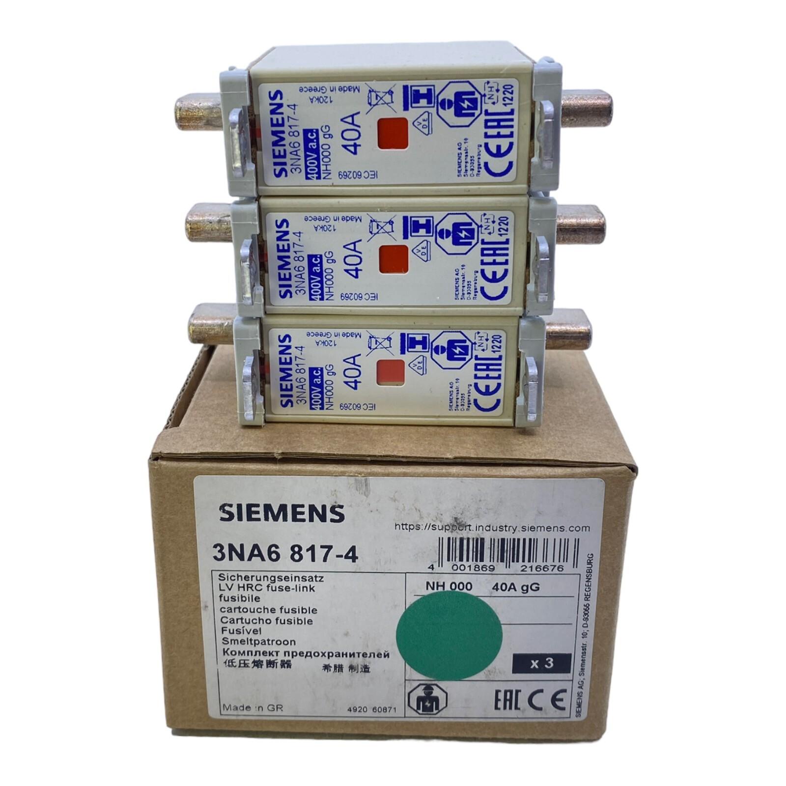 FUSE, LV HRC, 40A, 500V, SIZE 000