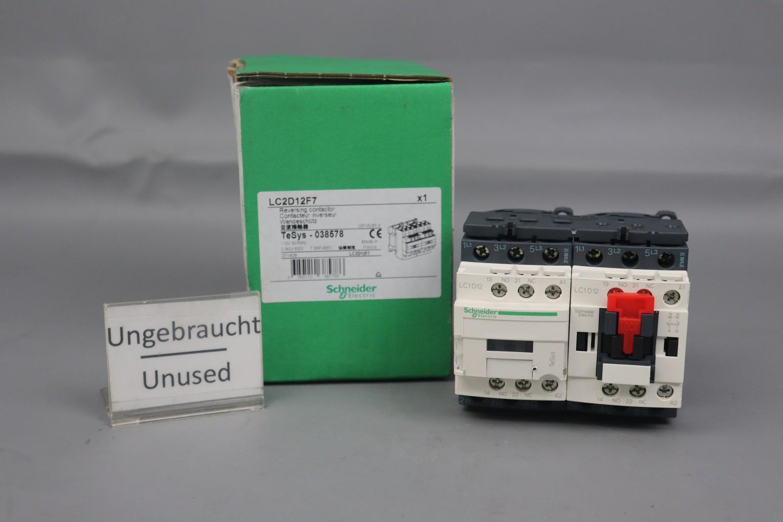 TeSys Deca reversing contactor - 3P(3 NO) - AC-3 - <= 440 V 12 A - 110 V AC coil