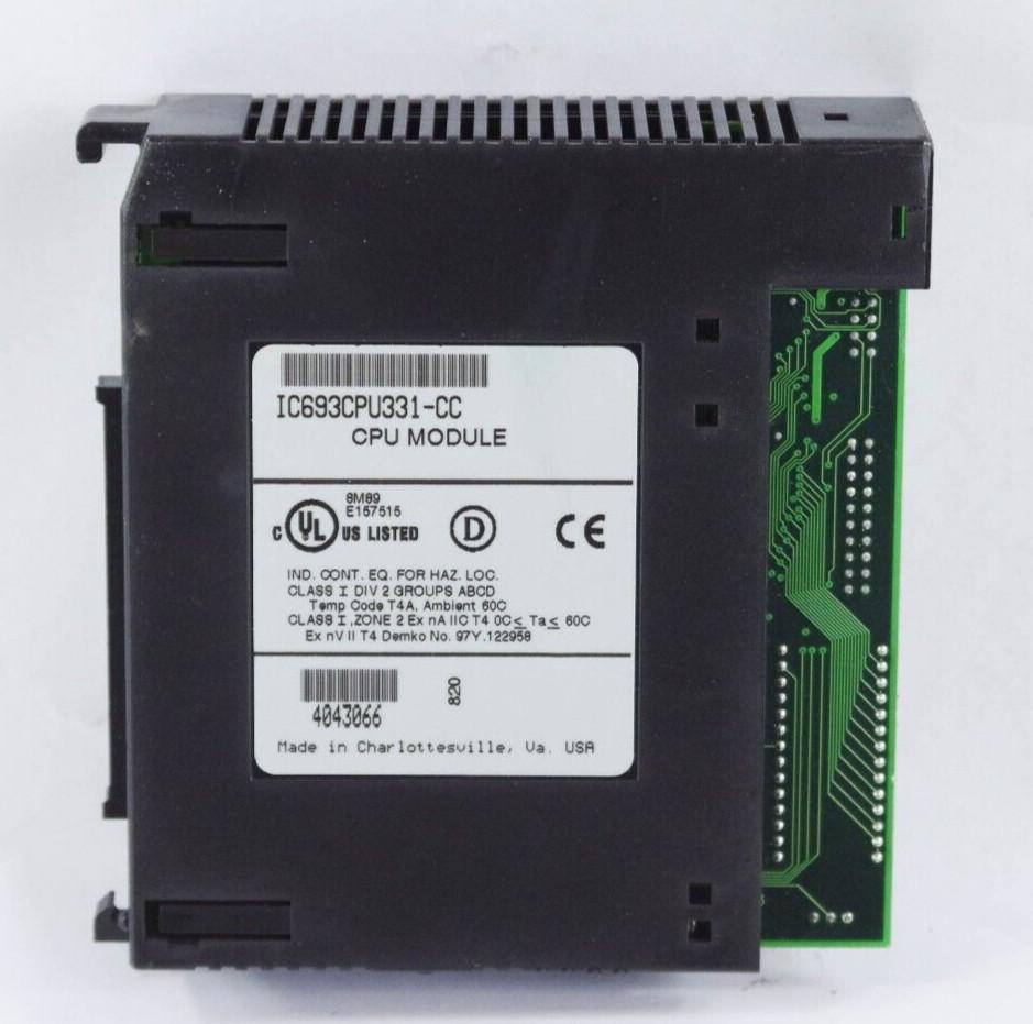 GE IC693CPU331-CC/IC693CPU331CC CPU Module Pour Pièces Ou Réparation