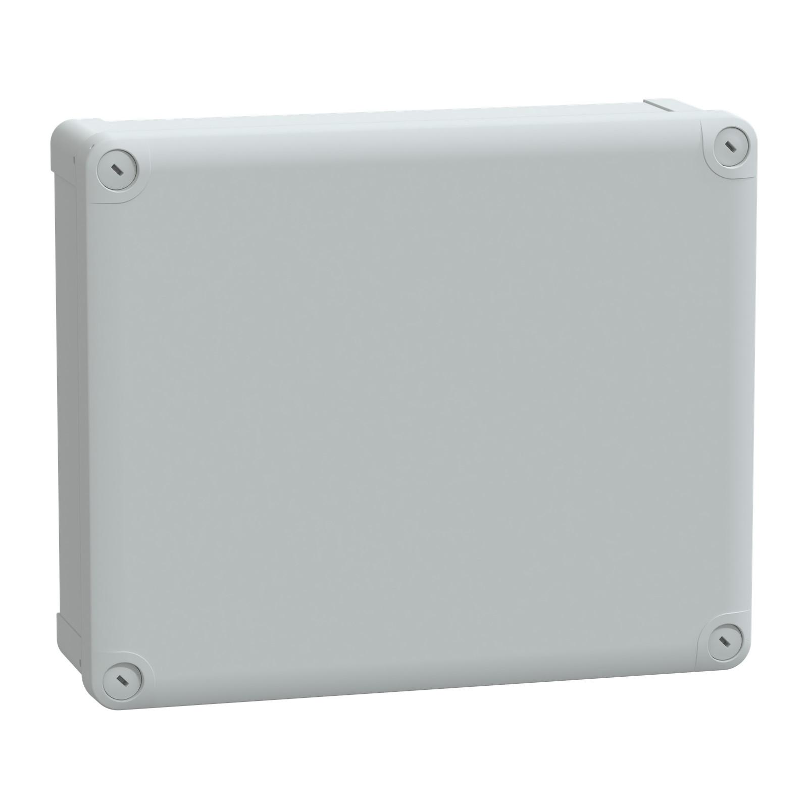 PC box IP66 IK08 RAL7035 Int.H275W225D80 Ext.H291W241D88 opaque PC cover H20