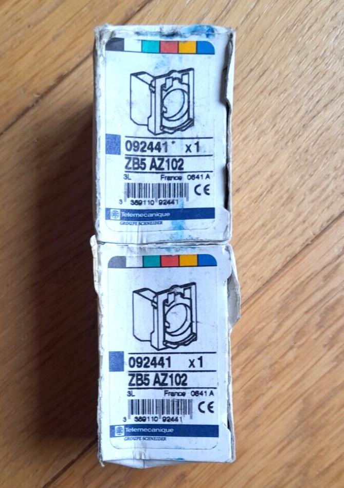 Harmony, 22mm Push Button, XB5A operators, contact block, with mounting collar, 1 NC, screw clamp terminal
