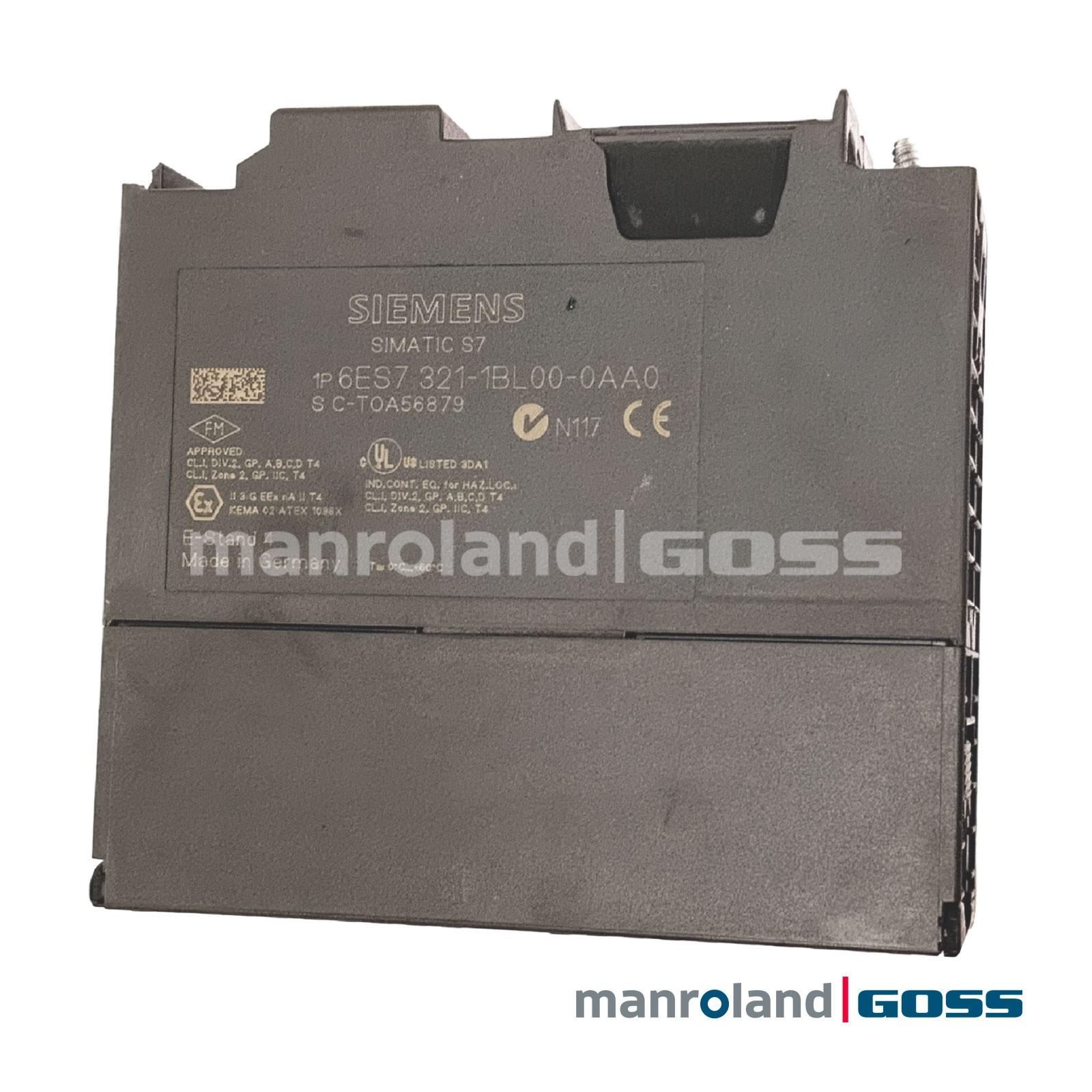 SIMATIC S7-300 Module I/O 6ES7 321‑1BL00‑0AA0 Automatisation industrie