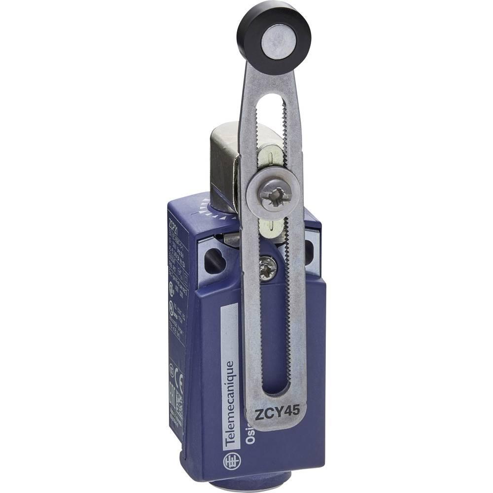 Limit switch, Limit switches XC Standard, XCKP, thermoplastic plastic roller lever var.length, 1NC+1 NO, snap, M16