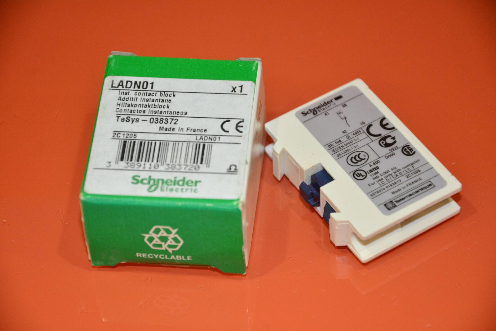 Auxiliary contact block, TeSys Deca, 1NC, front mounting, screw clamp terminals