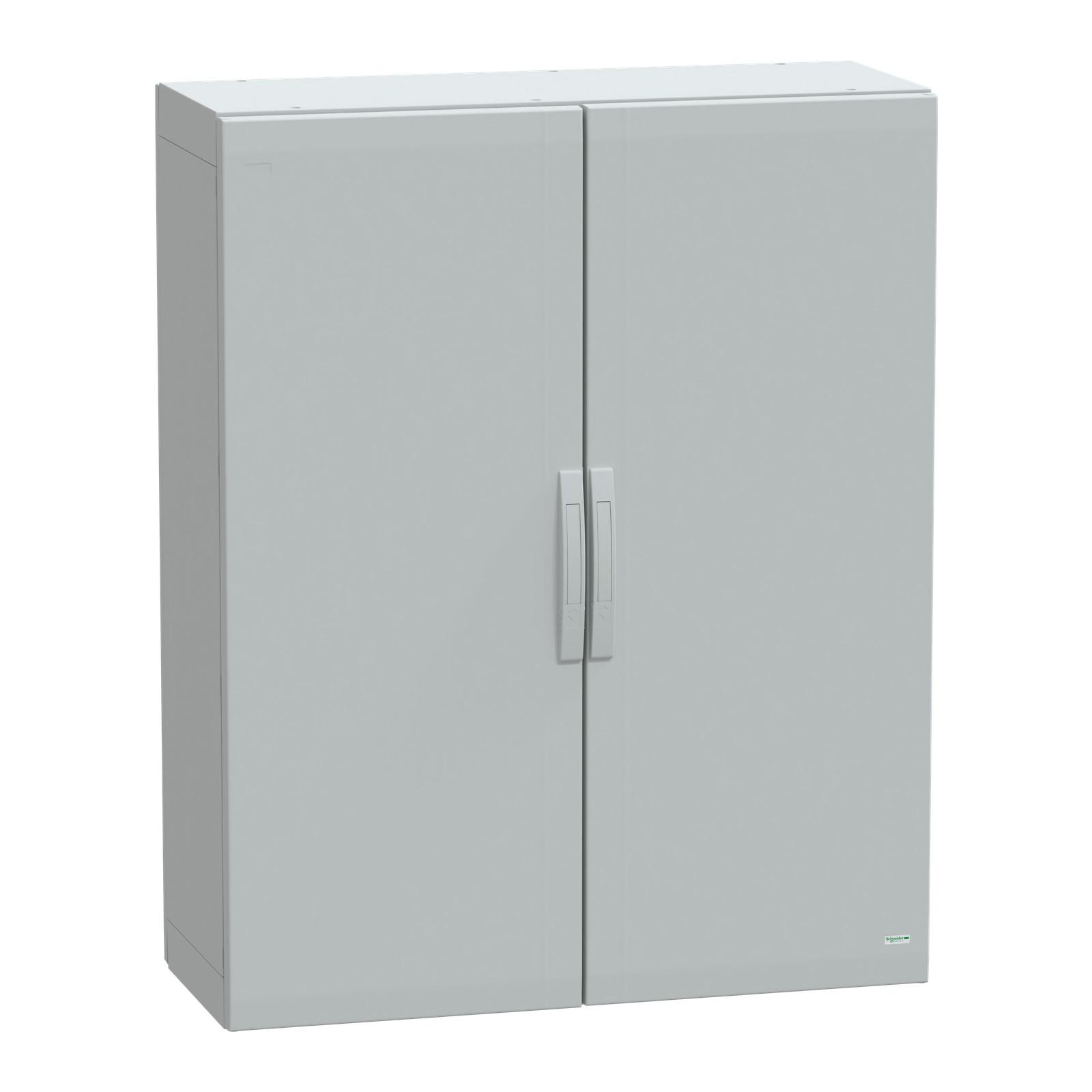 Floor standing polyester enclosure, Thalassa PLA, plain door, completely sealed, 1250x1000x420mm, IP65, IK10
