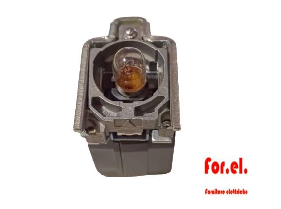 Illuminated push button, Harmony XB4, green flush, 22mm, spring return, 1NO + 1NC, 110...120V