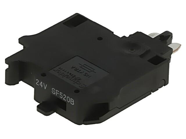 Component carrier, Linergy TR, for 5x20mm fuse, 6.2mm width, black