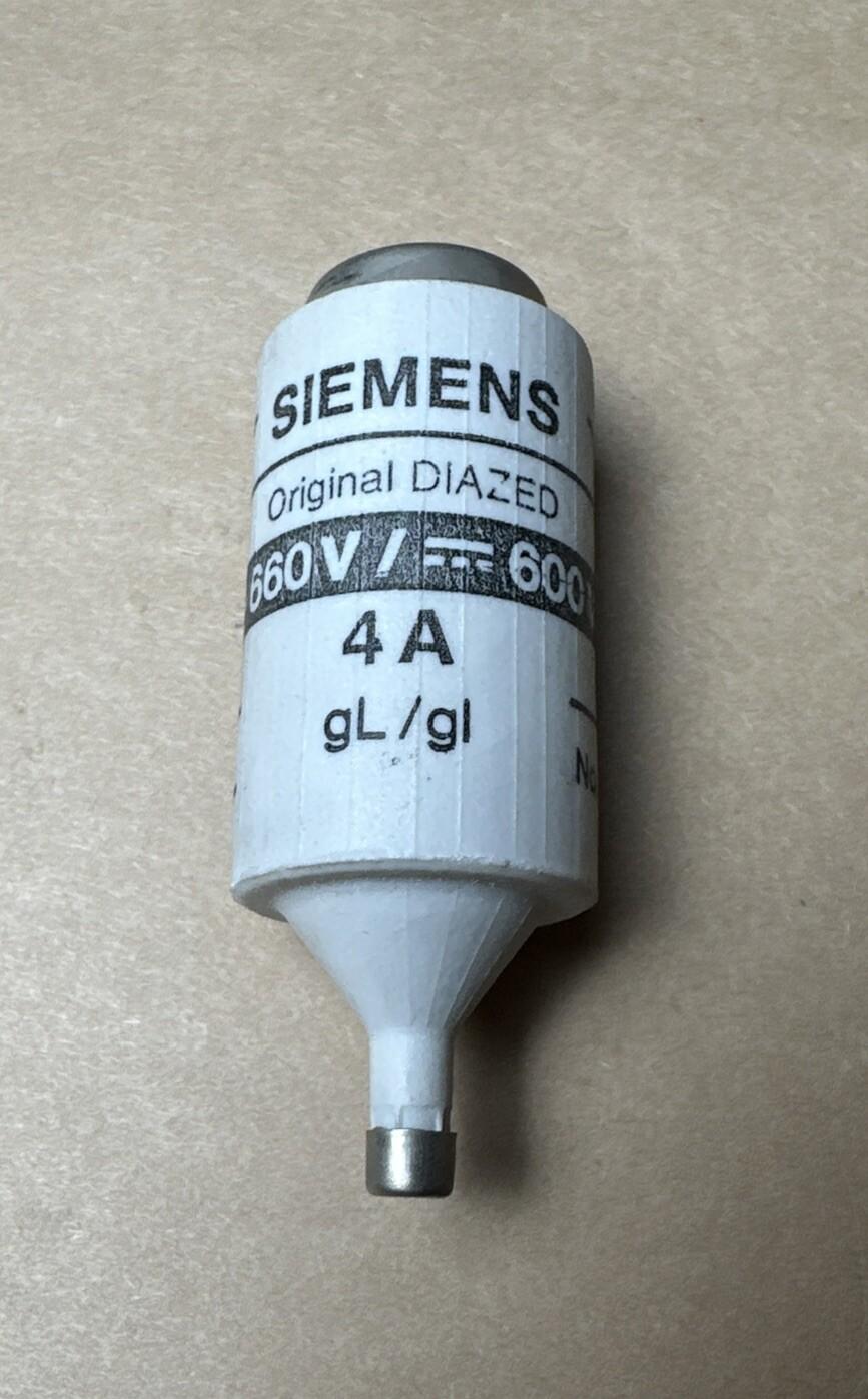 DIAZED FUSE LINK, 4 AMP, 660VAC, 600VDC