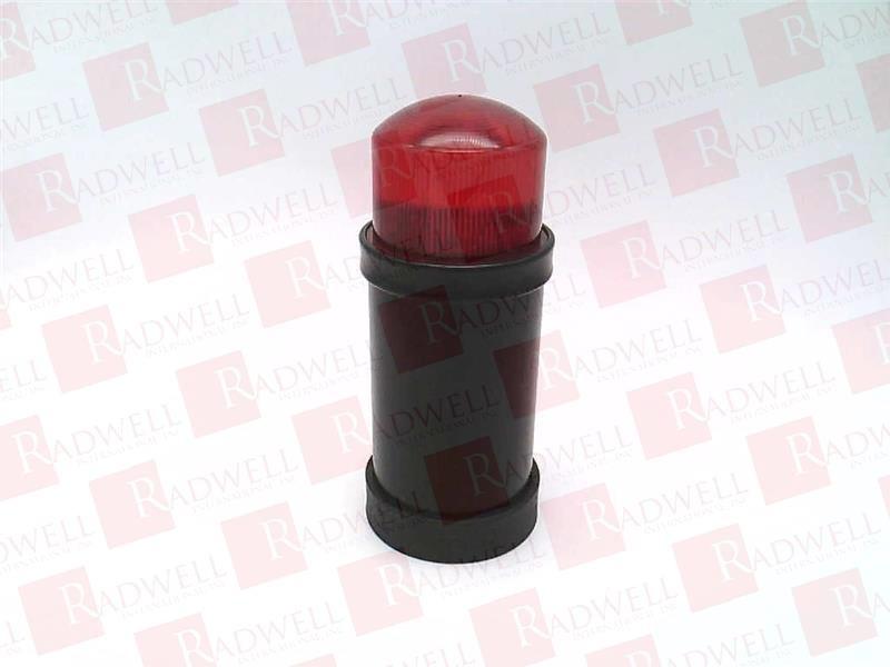 Indicator bank, Harmony XVB, illuminated unit, plastic, red, 70mm, integral flash discharge tube, 10joule, 120V AC