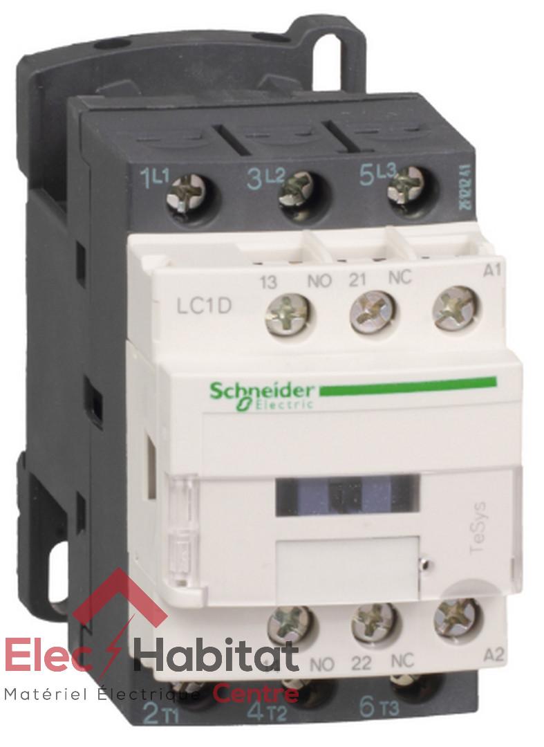 Contacteur moteur triphasé 3NO 9A Bobine 400Vca LC1D09V7