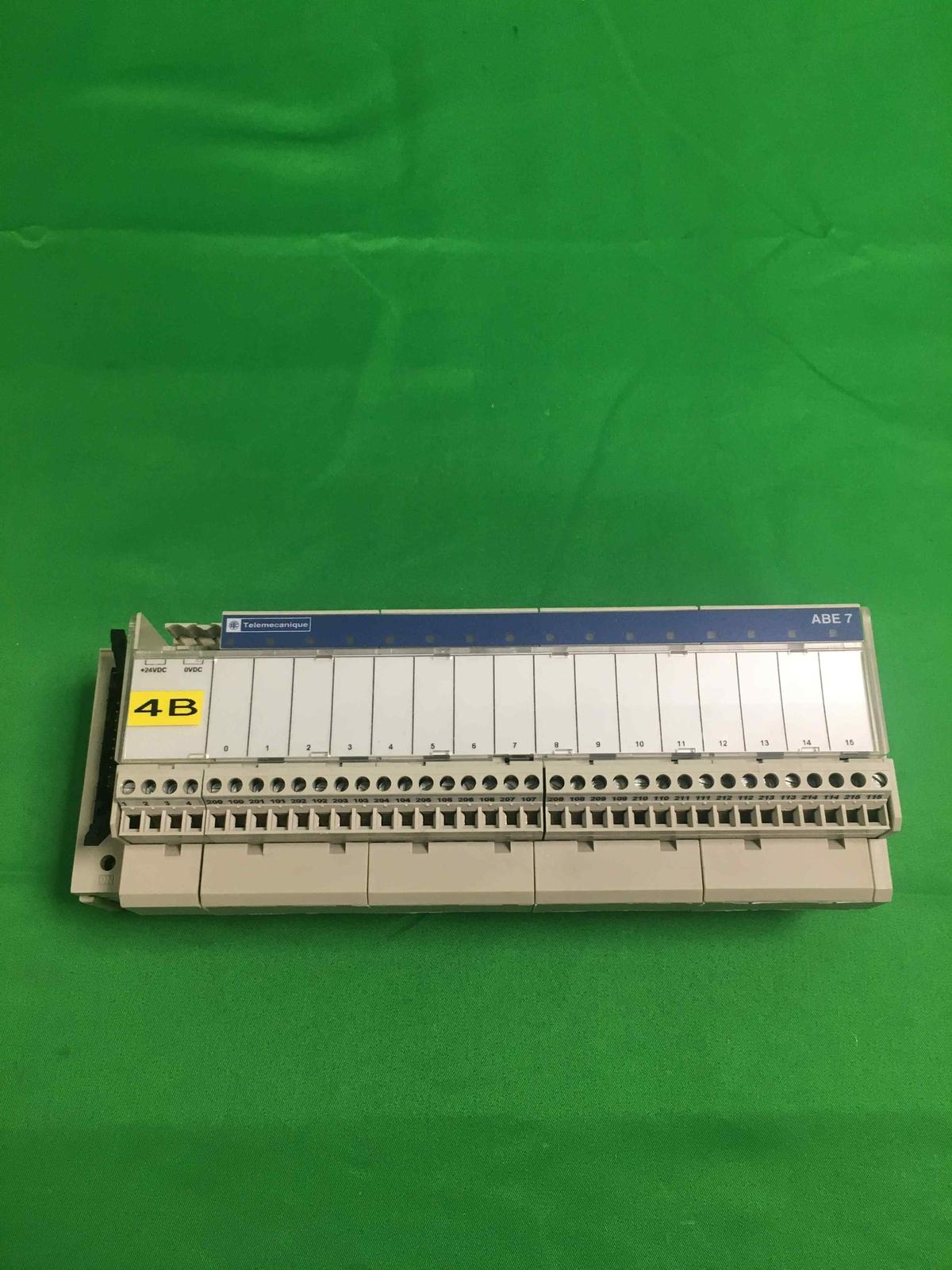 sub-base - soldered electromechanical relays ABE7 - 16 channels - relay 10 mm